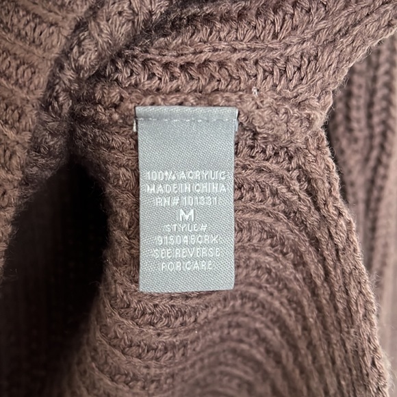 Plum / Purple V Neck Sweater - Picture 5 of 6